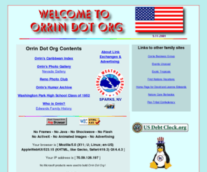 orrin.org: Welcome to Orrin Dot Org
