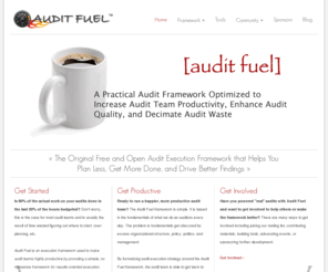 auditfuel.org: The Audit Fuel Audit Execution Framework
The Original Free and Open Audit Execution Framework that Helps Your Team Plan Less, Get More Done, and Drive Better Findings