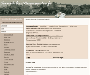immobiliercherbourg.com: Immobilier Cherbourg-Octeville
Annuaire des agences immobilieres en Normandie - Cherbourg-Octeville