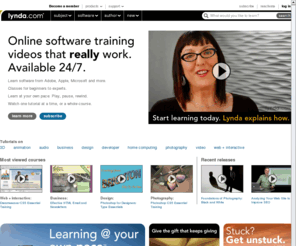 lyndashow.com: Software training online-tutorials for Adobe, Microsoft, Apple & more
Software training & tutorial video library. Our online courses help you learn critical skills. Free access & previews on hundreds of tutorials.