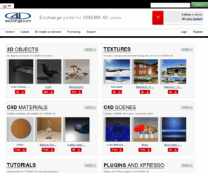 c4dexchange.com: 3D models, materials, scenes and more for CINEMA 4D users
Tons of free 3D models, materials, textures, tutorials and other stuff exclusively for CINEMA 4D.