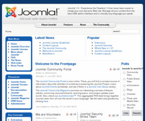 cmfdev.com: Welcome to the Frontpage
Joomla! - the dynamic portal engine and content management system