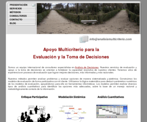 decisionmulticriterio.com: PRESENTACIÓN - Analisis Multicriterio
Apoyo multicriterio a la toma de decisiones