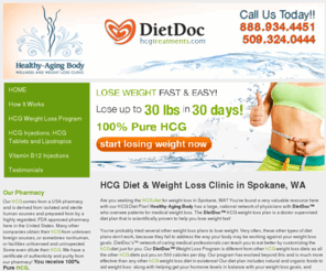 healthyagingbody.com: HCG Diet Doc Weight Loss, HCG Diet, HCG Injections, HCG Prescriptions, Healthy Aging Body, Spokane, WA
HCG Diet & Weight loss Clinic in Spokane has a national network of physicians who oversee patients for medical weight loss.  (509)324-0444