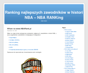 nbarank.pl: Ranking najlepszych zawodników w histori NBA - NBA RANKing
Poznaj najlepszych zawodników w historii NBA na swoich pozycjach. Wyselekcjonowane legendy NBA