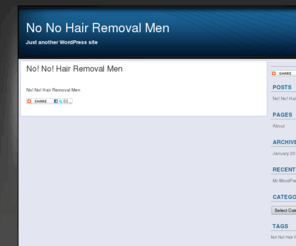 nonohairremovalmen.com: No! No! Hair Removal Men
No! No! Hair Removal Men