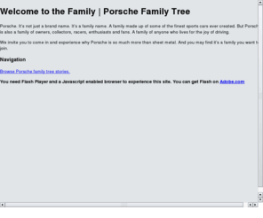 panamera.com: Welcome to the Family | Porsche Family Tree
Porsche. A family made up of some of the finest sports cars ever created.