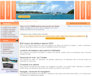 1000-croisieres.com: location de bateau et croisiere
location de bateau, à la cabine, catamaran, voilier, habitable sans permis, antilles, grenadines, fluvial, mediterranee