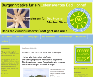 lebenswertes-bad-honnef.de: Bürgerinitiative für ein Lebenswertes Bad Honnef
Bad Honnefs Bürger/innen engagieren sich für die Zukunft ihrer Stadt