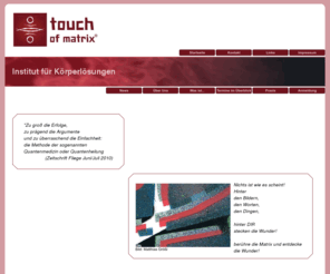 touch-of-matrix.com: Touch of Matrix Page 1.
