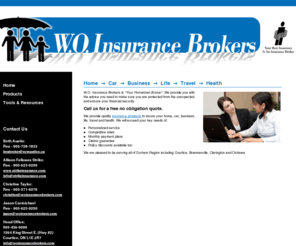 woinsurancebrokers.com: W.O. Insurance Brokers: Home & Car Insurance Courtice, Bowmanville Clarington
W.O. Insurance Brokers:one-stop for home, auto, business, life, travel, health insurance to protect from the unexpected & provide financial security.