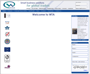 wtagroup.com: WTA
Air, Ocean, Road, Courier, Trucking and Logistics Solutions by World Transport Agency Ltd.