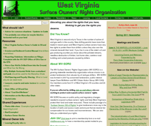 wvsoro.org: WV Surface Owners' Rights Organization
