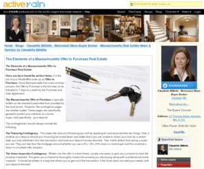 claudettemillettesblog.com: Massachusetts Real Estate News & Opinion by Claudette Millette



