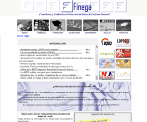 finega.es: finedat.com
Protección de Datos