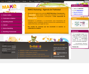 make.es: Agencia de Publicidad – Publicidad Madrid – MAKE Marketing y Comunicación
Agencia de publicidad MAKE Marketing. Agencia de publicidad, agencia de marketing, publicidad madrid, diseño gráfico, diseño web. Agencia de Publicidad Madrid