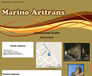 marinoaritrans.com: Excavaciones Binéfar. Marino Aritrans
Somos una empresa de áridos, excavaciones y transportes con 50 años en el sector. Móviles: 608 030 143 - 658 806 516.