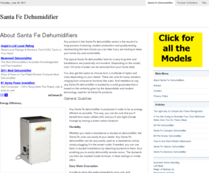 santa-fe-dehumidifier.com: Santa Fe Dehumidifier
Santa Fe Dehumidifier | Compact, Advance and Classic Santa Fe Dehumidifiers
