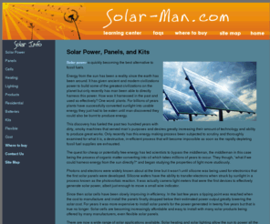 solar-man.com: Solar Power
Solar Power