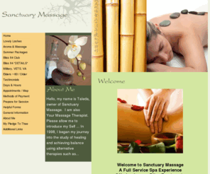 sanctuarymassage.org: Sanctuary Massage
Taleda Giallanza LMT, CMT provides Therapeutic Massage and Spa Services in Las Vegas, NV