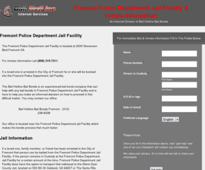 fremontjail.net: Fremont Police Department Jail Facility & Inmate Information
Fremont Police Department Jail Facility Bail and Inmate Information 24 Hours A Day. Call Bail Hotline at 510-238-8338.