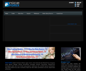 niceforex.org: Home - NiceForex
Home. NiceForex adalah Introducer Broker (Agen Resmi) dari MasterForex LTD, kami akan membantu klien dalam pembukaan acount, deposit & withdrawal.