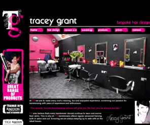 traceygranthair.com: Tracey Grant Bespoke Unisex Hair Design, Turriff, Aberdeenshire
Tracey Grant Bespoke Hair Design, a unisex hairdressing salon in Turriff, Aberdeenshire.