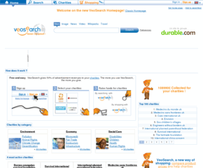 veosearch.com: VeoSearch: Help your Charities for free
On VeoSearch, Search and Shop to help your Charities. It's free: the more you surf, the greater your help!