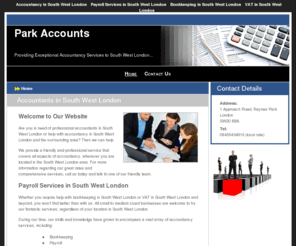 accountantsinsouthwestlondon.com: Accountants in South West London : Park Accounts
For accountants in South West London or accountancy in South West London, call today.