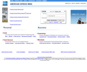 americanexpress.co.in: American Express India - Personal Finance, Business Solutions, and Travel Services
American Express India, American Express offers online access to its world-class Card, Financial, Insurance and Travel services