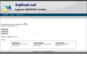 kephost.net: PHP / Ajax - Képfeltöltő rendszer
PHP / Ajax - Image upload and insert in database, Image resizer and generate thumbnail
