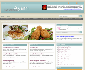 resepmasakanayam.com: Resep Ayam - Kumpulan Resep Masakan Ayam
Kumpulan resep masakan ayam