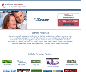catholic-personals.net: Catholic Personals - dating singles online
catholic personals - dating singles online, matchmaking for women and men