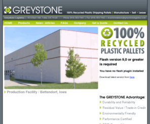 gstmfg.com: Greystone Logistics - 100% Recycled Plastic Shipping Pallets - Manufacture . Sell . Lease
Please enter the default site SEARCH ENGINE DESCRIPTION here.