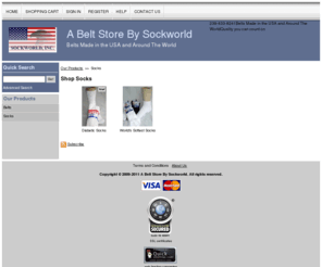 sockworldsocks.com: Socks
All of our socks are manufactured in the USA especially for Sock World, Inc. They are the examples of the finest quality footwear available at any price.