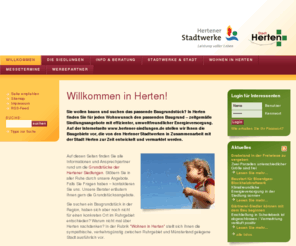 hertener-siedlungen.de: hertener-siedlungen.de | Willkommen in Herten!
Sie wollen bauen und suchen das passende Baugrundstück? In Herten finden Sie für jeden Wohnwunsch den passenden Baugrund  zeitgemäße Siedlungsangebote mit effizienter, umweltfreundlicher Energieversorgung. 