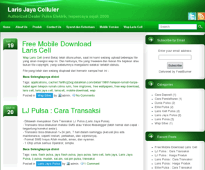 laris-cell.com: Laris Jaya Celluler
Authorized Dealer Pulsa Elektrik, terpercaya sejak 2006