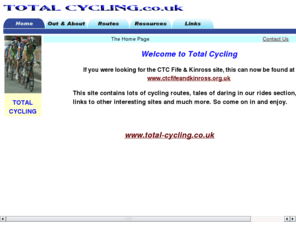 total-cycling.co.uk: Total Cycling
Information for cyclists in and around Fife