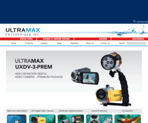 ultramaxincorp.com: ULTRAMAX E N T E R P R I S E S   I N C .
High Definition Underwater Video Camera Housing manufacturer