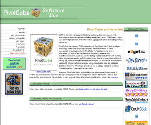 delphiolap.com: PivotCube VCL - Delphi OLAP component | PivotCubeX - ActiveX OLAP control
PivotCube is a high-performance visual component suite (Delphi and C   Builder VCL and ActiveX) for rapid development of Internet, client-server and desktop business intelligence and data mining applications. It allows end users to perform OLAP and statistical analisys using current data from any relational database.