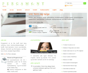 pergament.no: | Pergament
Et fullservice kommunikasjonsbyrå