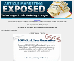 cashonlinewithaclick.info: Affiliate marketing is searched 301,000 times per month
Affiliate marketing is a marketing practice in which a business rewards one or more affiliates for each visitor or customer brought about by the affiliate's marketing efforts and the Bundle Activator is an Internet Marketing Tool that gives it all to you at a very affordable price (Real Value & Benefits for your Money).