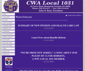 cwa1031.org: CWA LOCAL 1031 - Welcome
