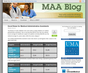 medicaladminassistant.com: Medical Administrative Assisting Blog
MAA Blog is an online forum for discussing medical administrative assisting, healthcare insurance, electronic health records, and careers in healthcare technology.