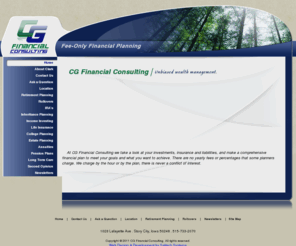 cgfinancialconsulting.com: CG Financial Consulting, Financial Planning, Story City, Iowa
CG Financial Consulting, Financial Planning, Story City, Iowa