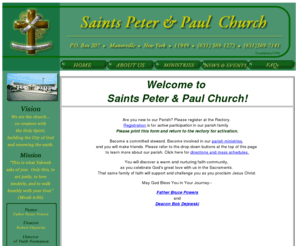 saintspeterandpaul.org: Home of Saints Peter and Paul RC Church, Manorville, NY 631-369-1273
