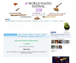 worldflutesfestival.org: World Flutes Festival - Festival Flautas del Mundo
World Flutes Festival - Festival Flautas del Mundo
