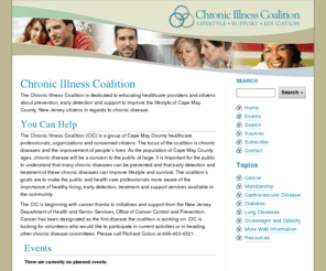 chronicillnesscoalition.com: Chronic Illness Coalition of Cape May County
Chronic Illness Coalition of Cape May County