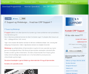 crpsupport.dk: IT Support og webdesign
IT Support og webside design samt management fra CRP Support. Computer hjælp hjemme hos dig.