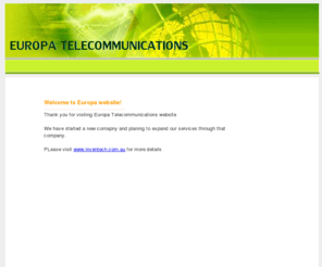 europacall.com: Europa Telecommunications
